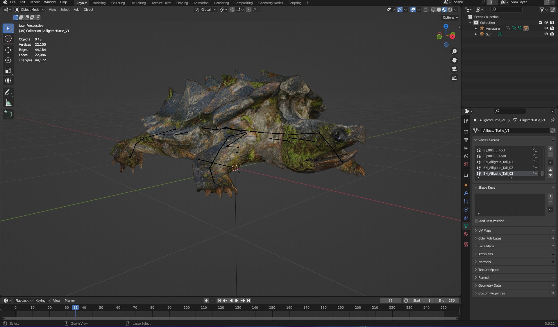 Alligator Turtle_V1c - Image 14
