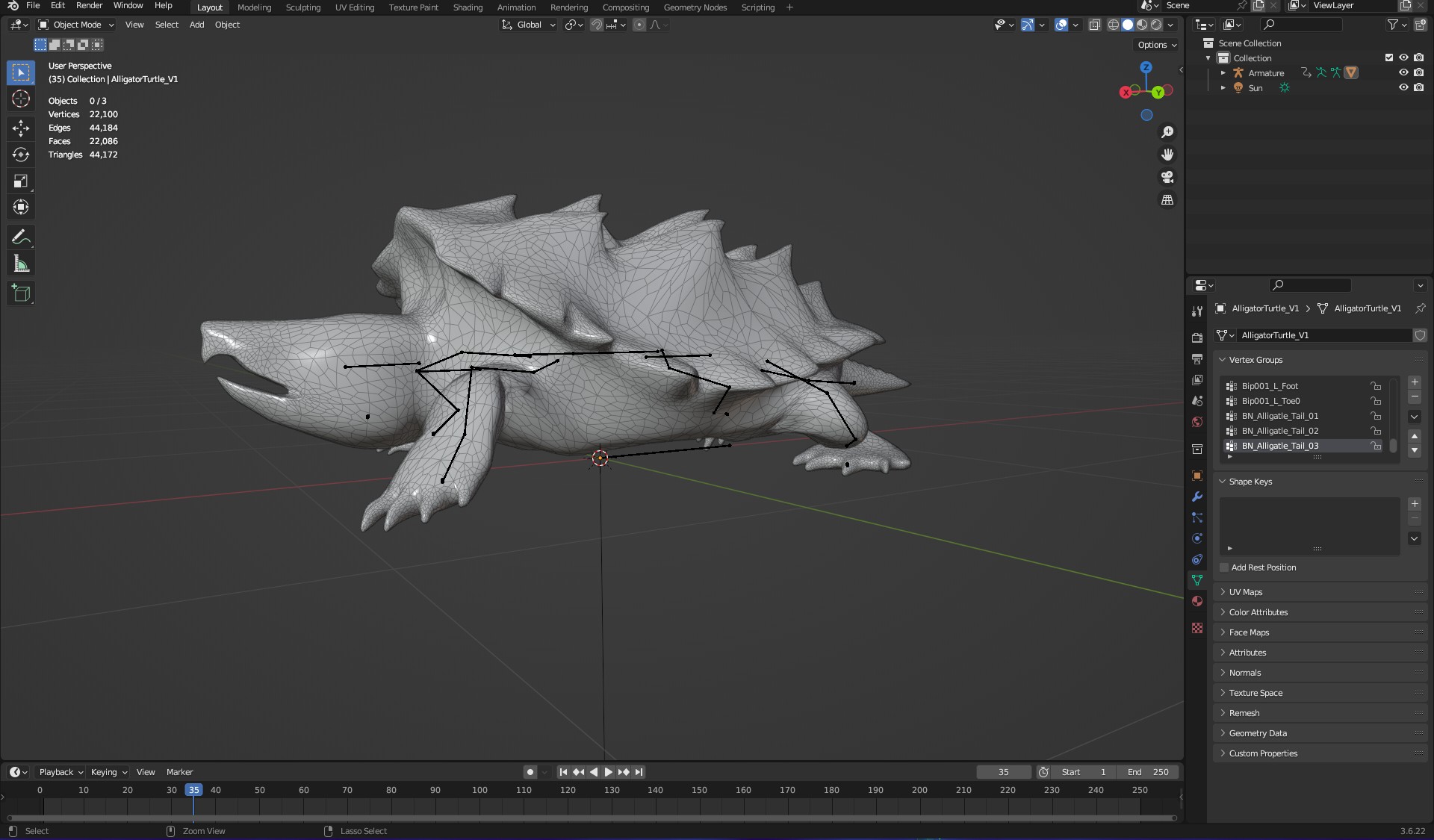 Alligator Turtle_V1c - Image 15
