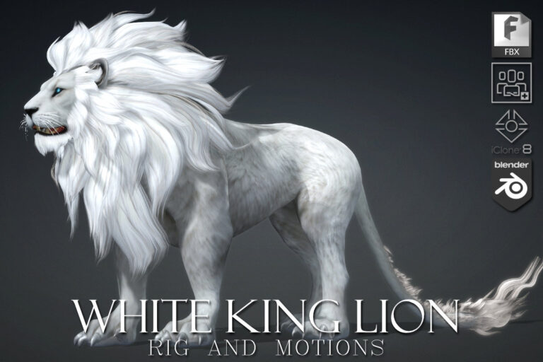 White King Lion
