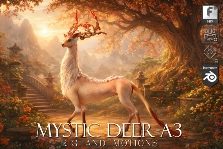 Mystic Deer_A3