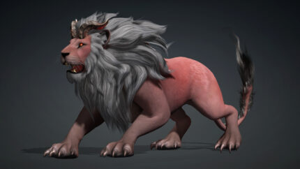 Alternative view of Flame Lion