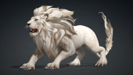 Alternative view of Majestic Lion