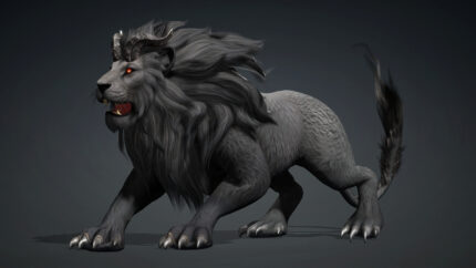 Alternative view of Heavenly Might Lion