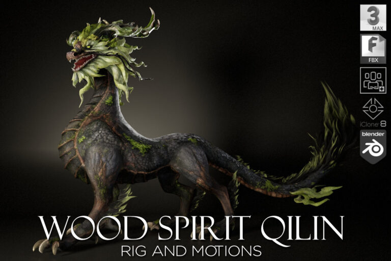 Wood Spirit Qilin_D2