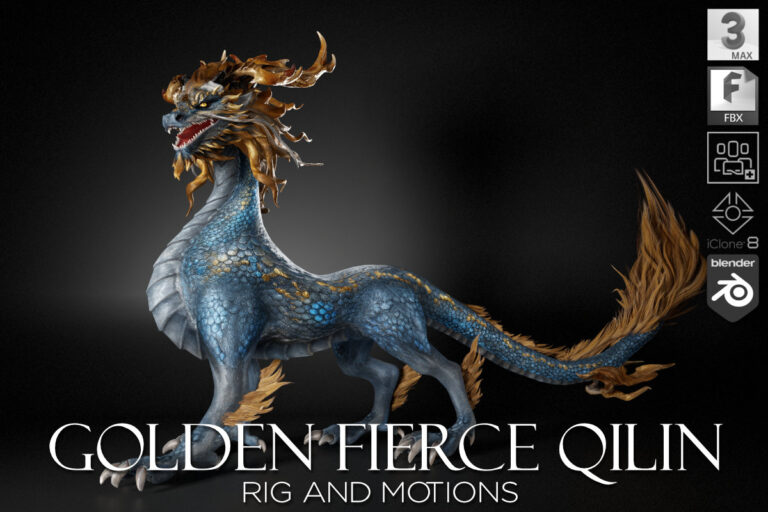 Golden Fierce Qilin_D3