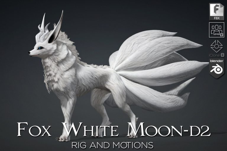 Fox White Moon_D2