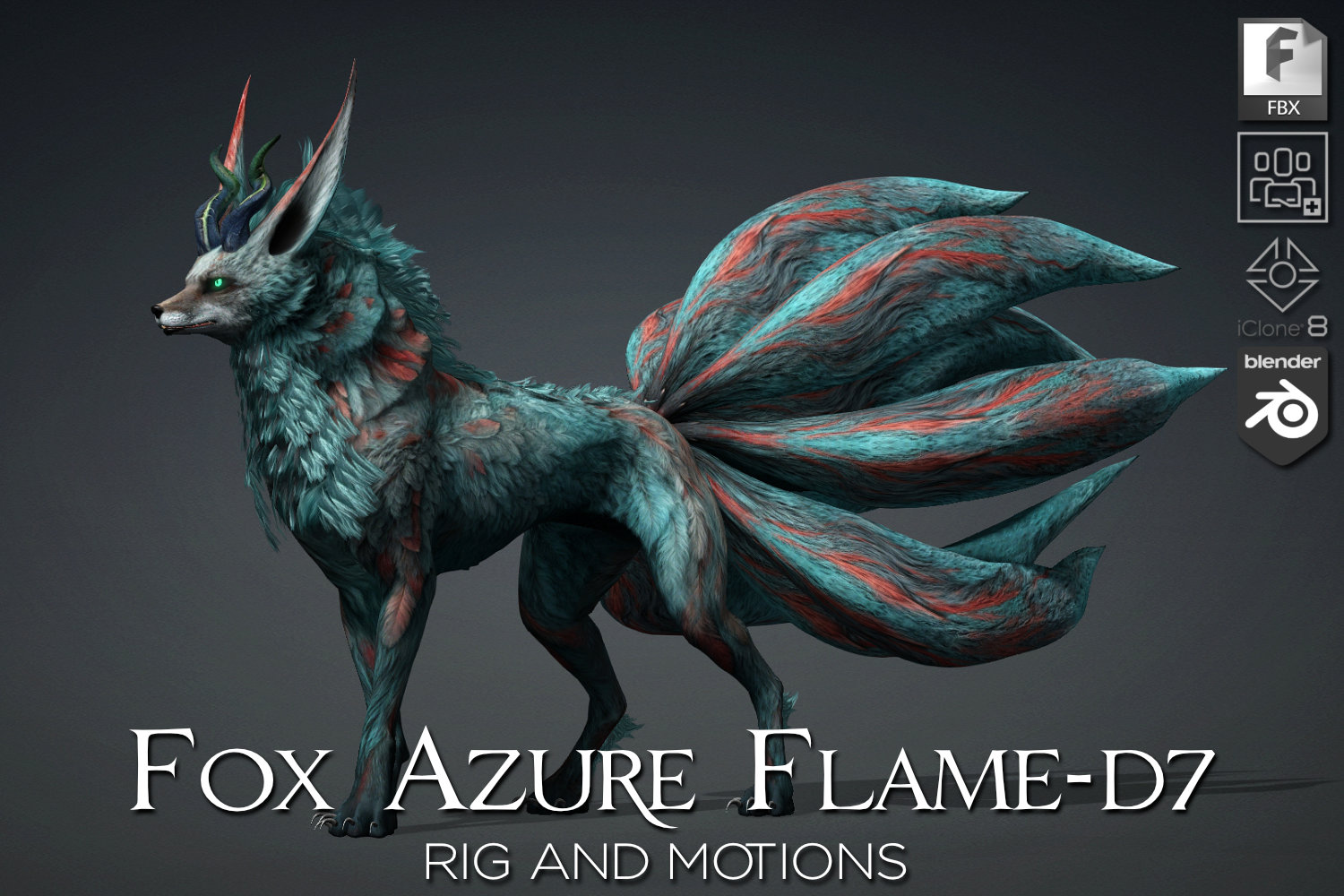 Fox Azure Flame_D7