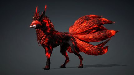 Alternative view of Fox Black Flame_D4