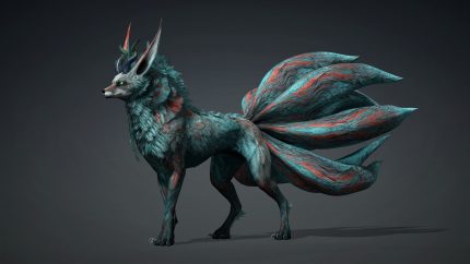 Alternative view of Fox Azure Flame_D7