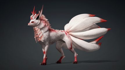 Alternative view of Fox Crimson White_D9